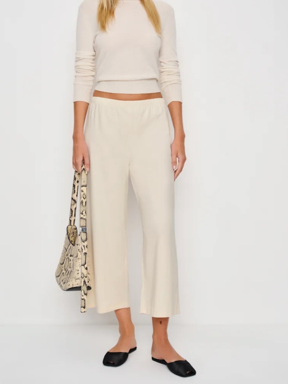 Reformation Ruby Cropped Knit Pant